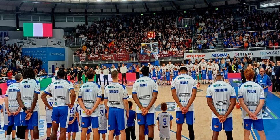 Basket, Serie A: il Trapani travolge il Brescia nell'anticipo 74-95