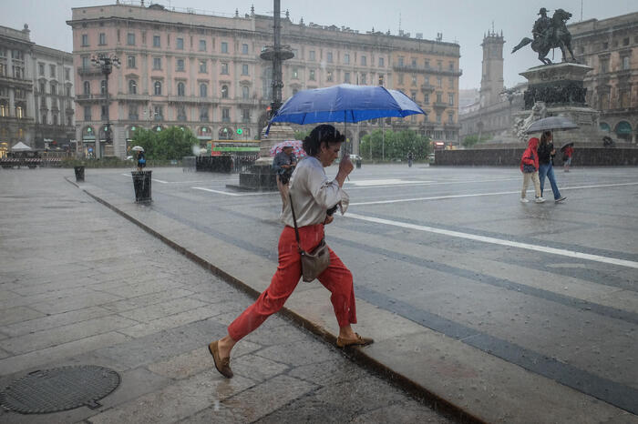 In arrivo piogge in Calabria e Sicilia, allerta in 6 regioni