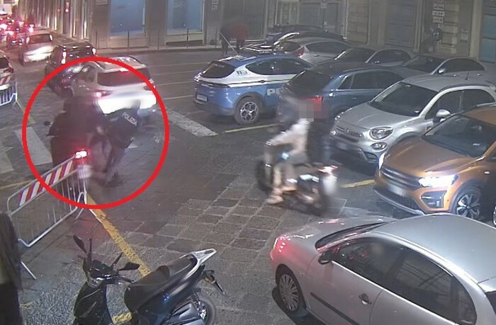 Senza casco in scooter investe poliziotto, arrestato a Catania