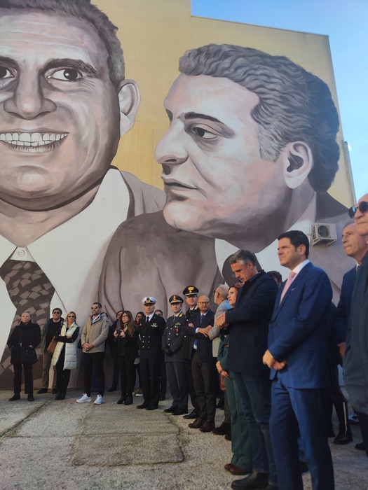 Murales Pio La Torre e Piersanti Mattarella a Vittoria