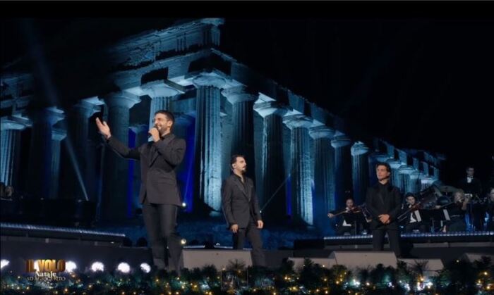 Concerto Il Volo nella Valle dei Templi, record d'ascolti