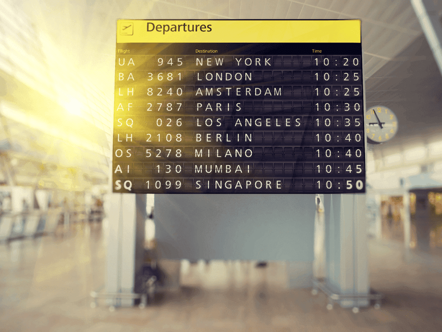Terminal arrivi e partenze e servizi